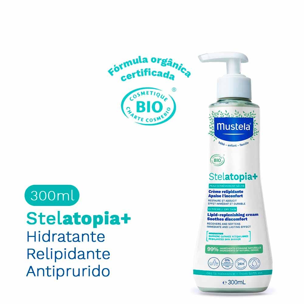 Mustela Stelatopia Kit - Hidratante + Gel Lavante ÚNICO 3