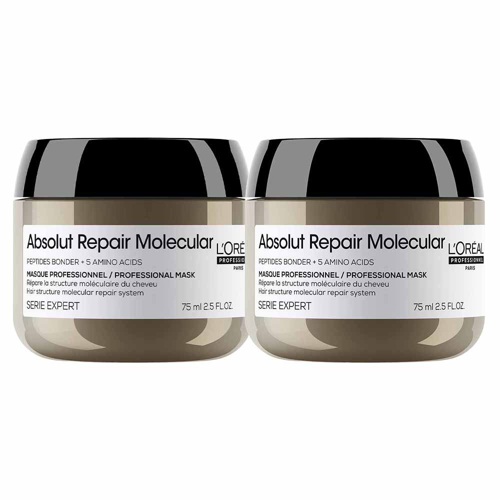 L'Oréal Professionnel Absolut Repair Molecular - Kit Com 2 Máscaras de Tratamento
