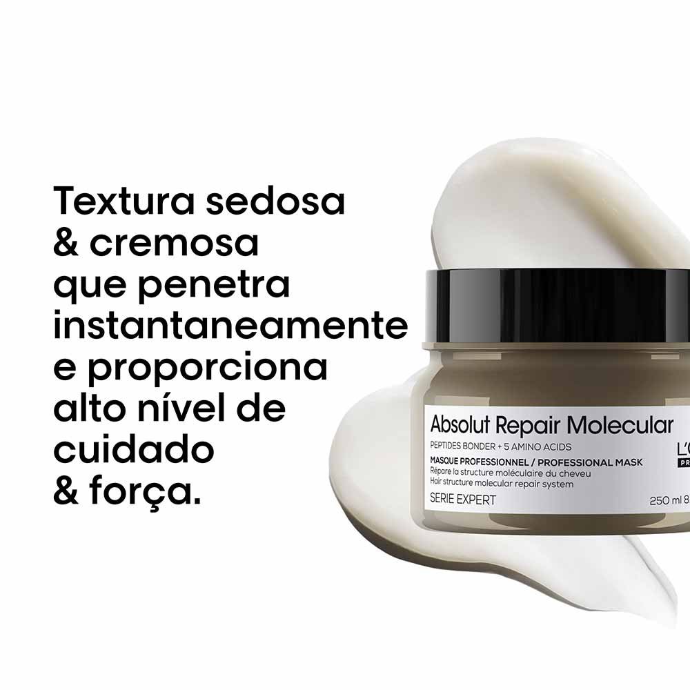 L'Oréal Professionnel Absolut Repair Molecular - Kit Com 2 Máscaras de Tratamento ÚNICO 7