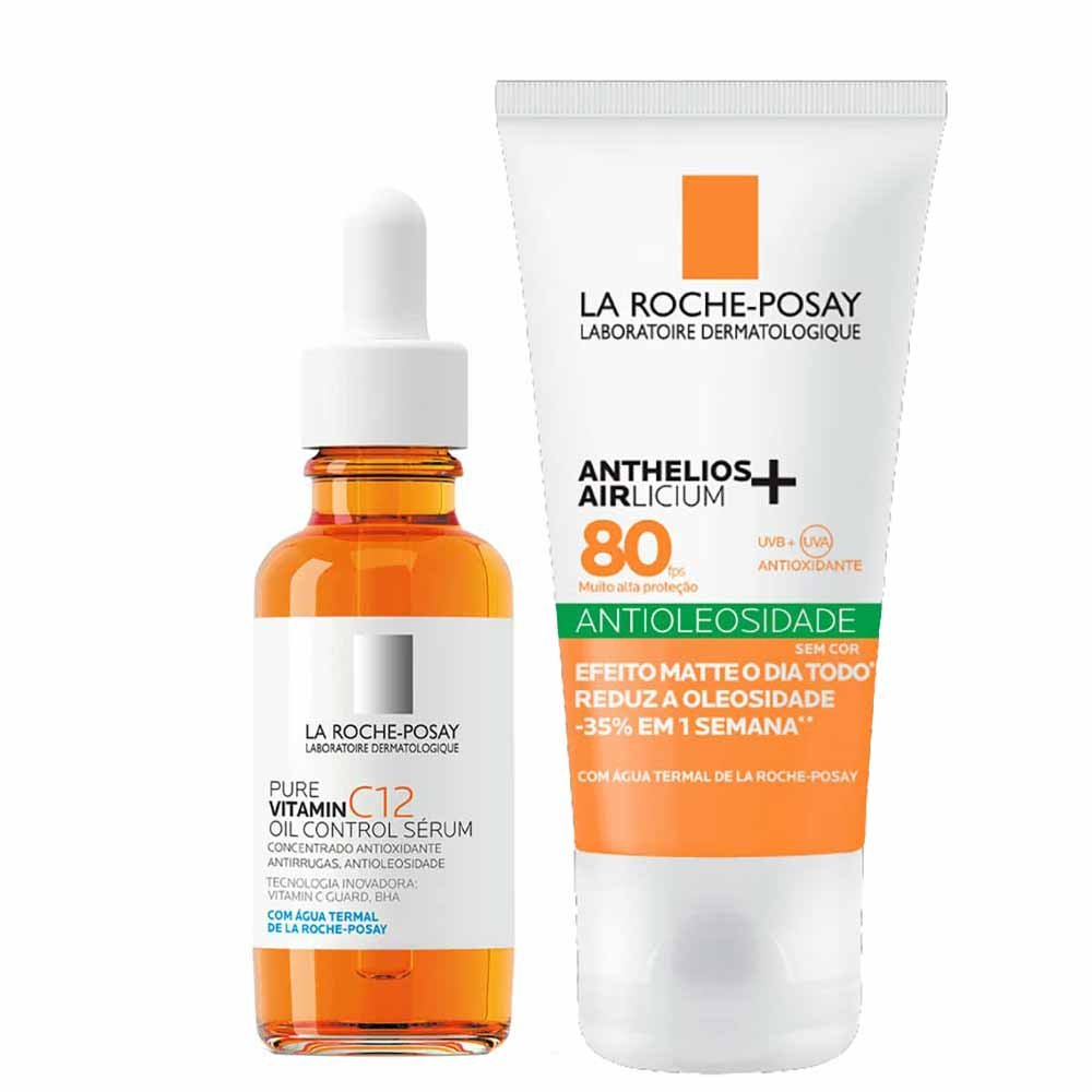 La Roche-Posay Kit - Sérum Antirrugas + Protetor Solar FPS80