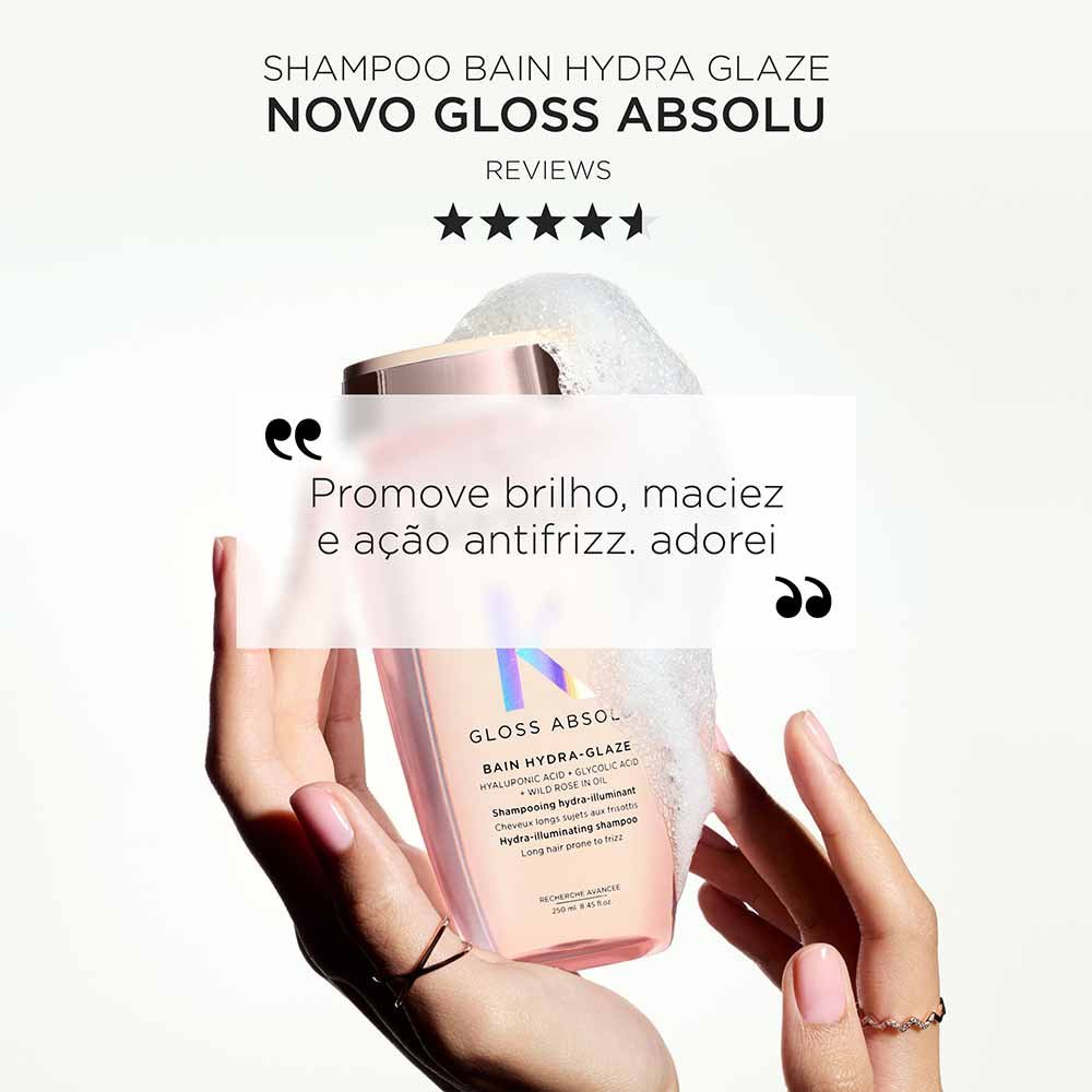 Kérastase Gloss Absolu Glaze Kit – Shampoo + Condicionador + Óleo Capilar ÚNICO 2