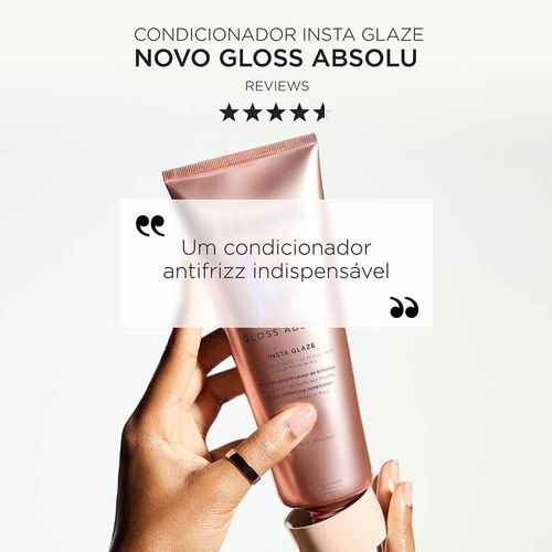 Kérastase Gloss Absolu Glaze Kit – Shampoo + Condicionador + Óleo Capilar ÚNICO 3