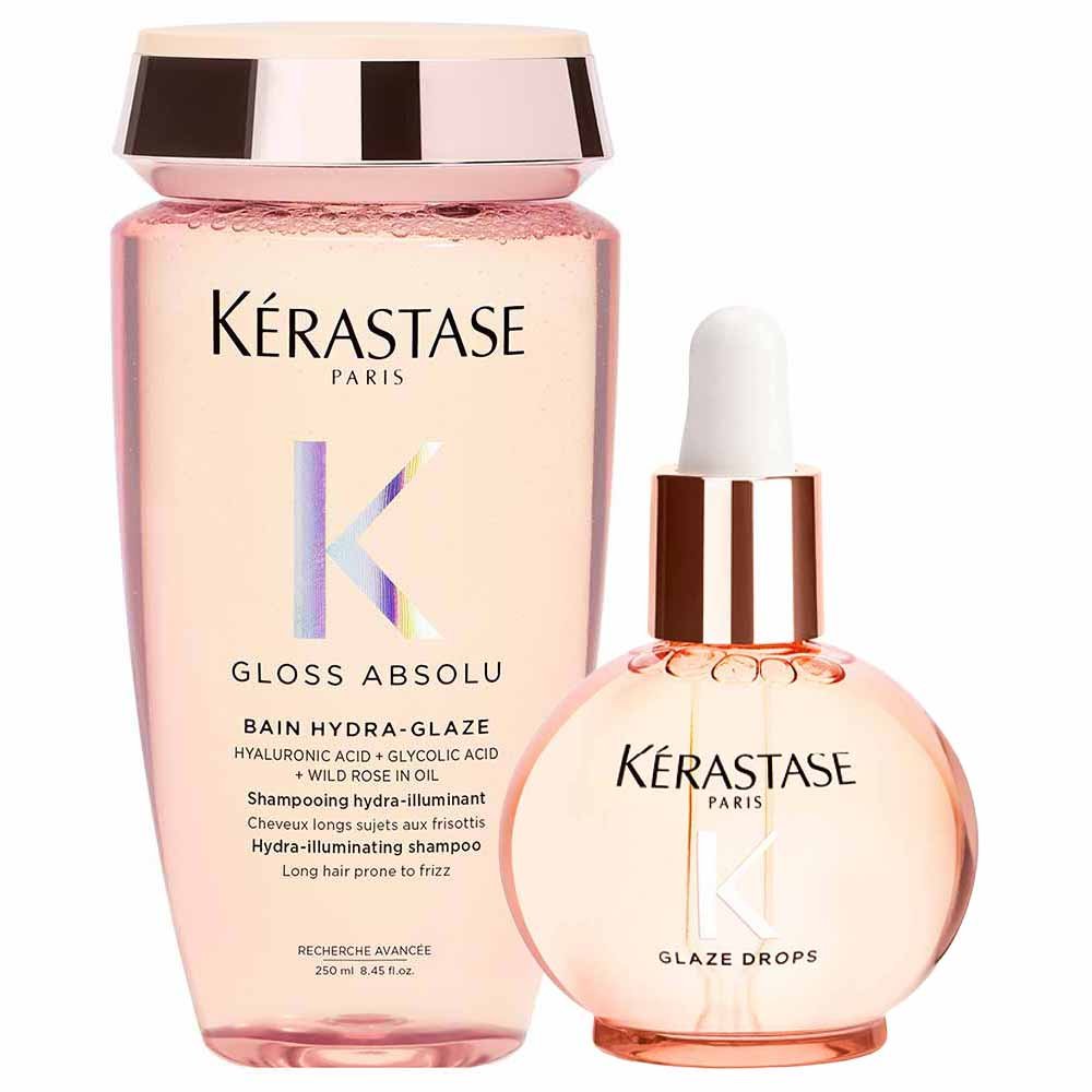 Kérastase Gloss Absolu Glaze Kit – Shampoo + Óleo Capilar