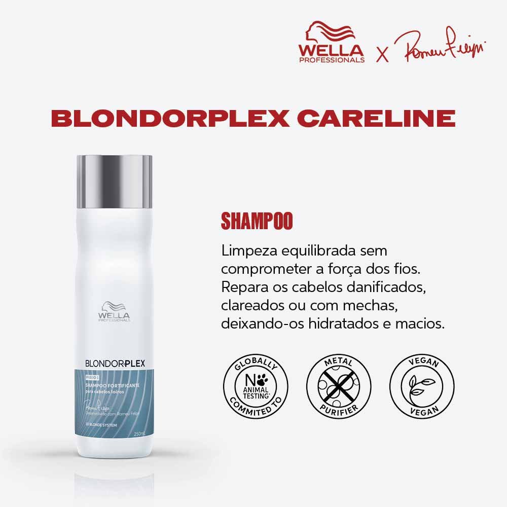 Wella Professionals Blondorplex Kit – Shampoo + Condicionador ÚNICO 2