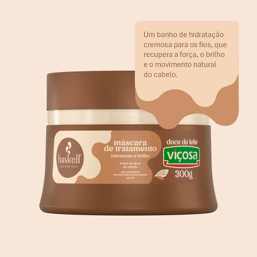 Máscara Haskell Doce de Leite Viçosa 300g 2