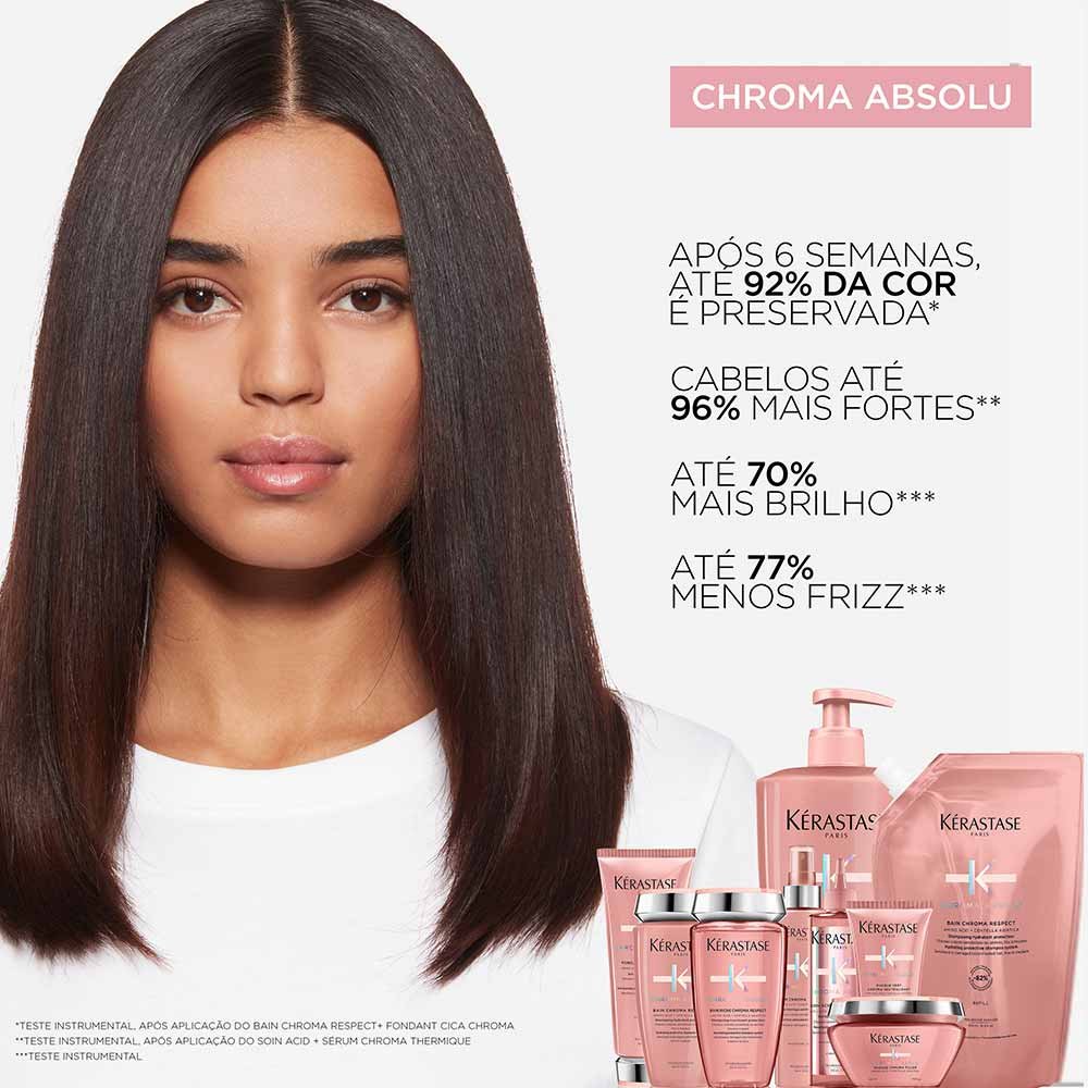 Refil Shampoo Chroma Absolu Bain Kérastase Chroma Respect 500ml 5