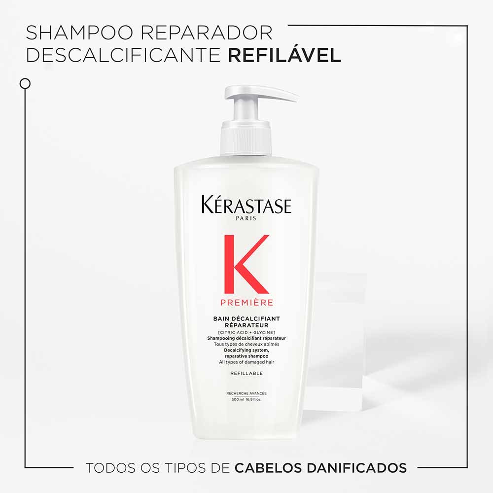Shampoo Première Bain Kérastase Décalcifiant Réparateur 500ml 3