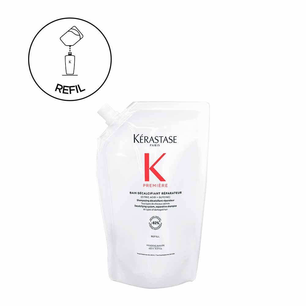 Refil Shampoo Première Bain Kérastase Décalcifiant Réparateur 500ml 2