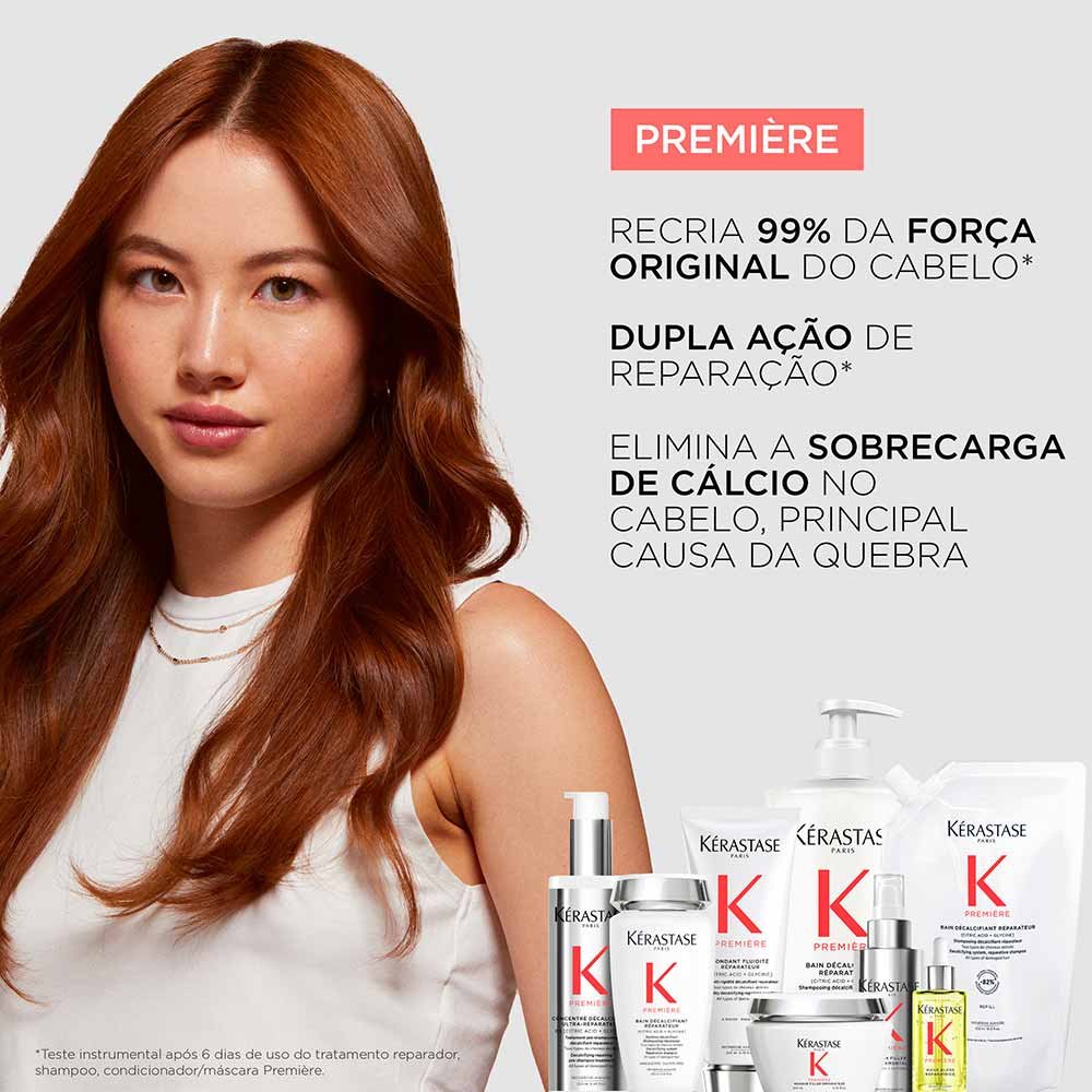Refil Shampoo Première Bain Kérastase Décalcifiant Réparateur 500ml 4
