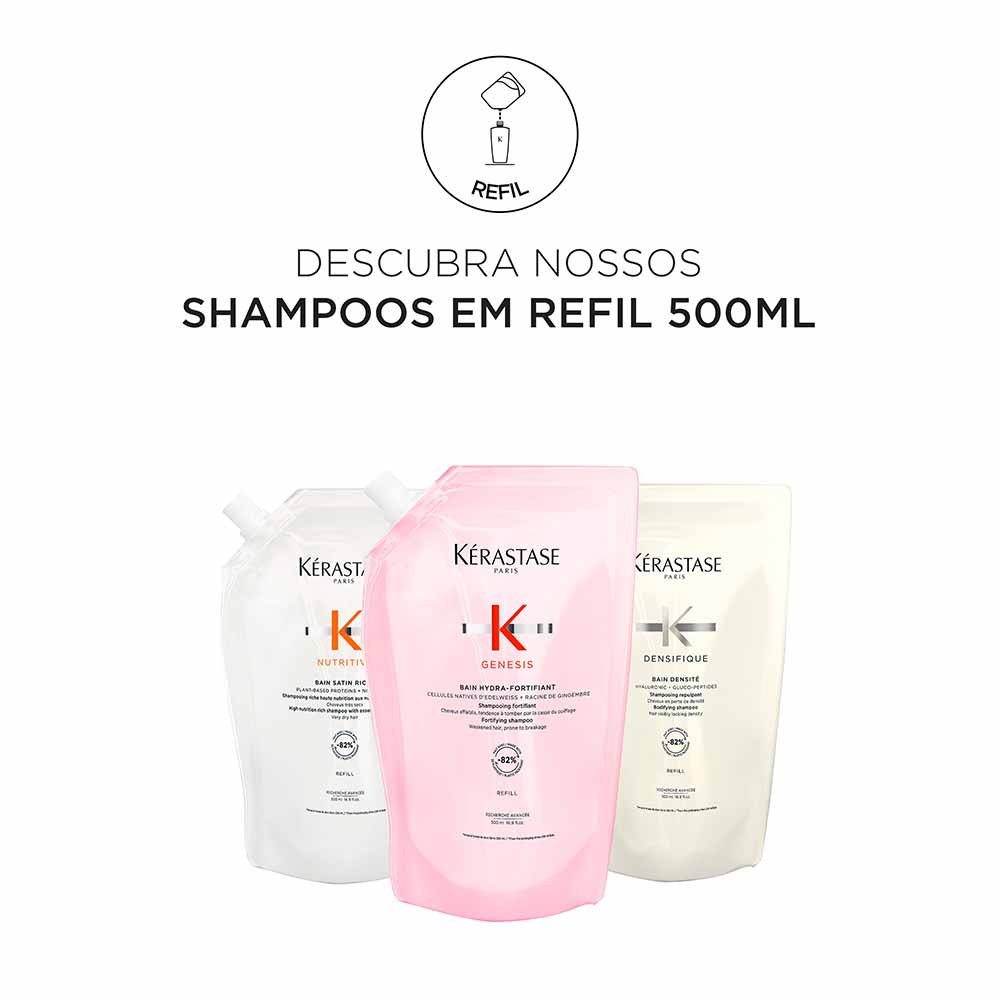 Refil Shampoo Bain Nutritive Kérastase Satin Riche 500ml 6