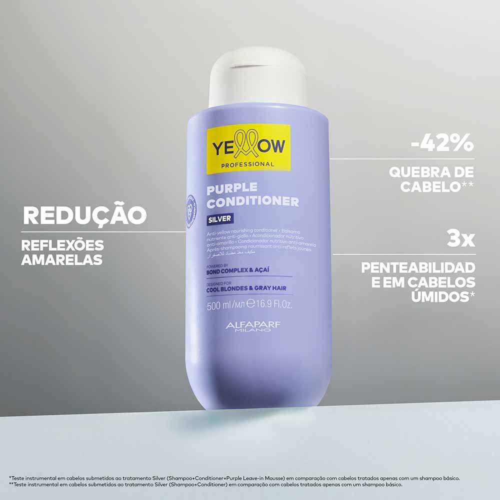 Condicionador Nutritivo Anti-Amarelo Yellow Professional 500ml 2