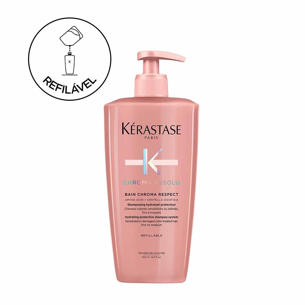 Shampoo Chroma Absolu Bain Kérastase Chroma Respect 500ml 2