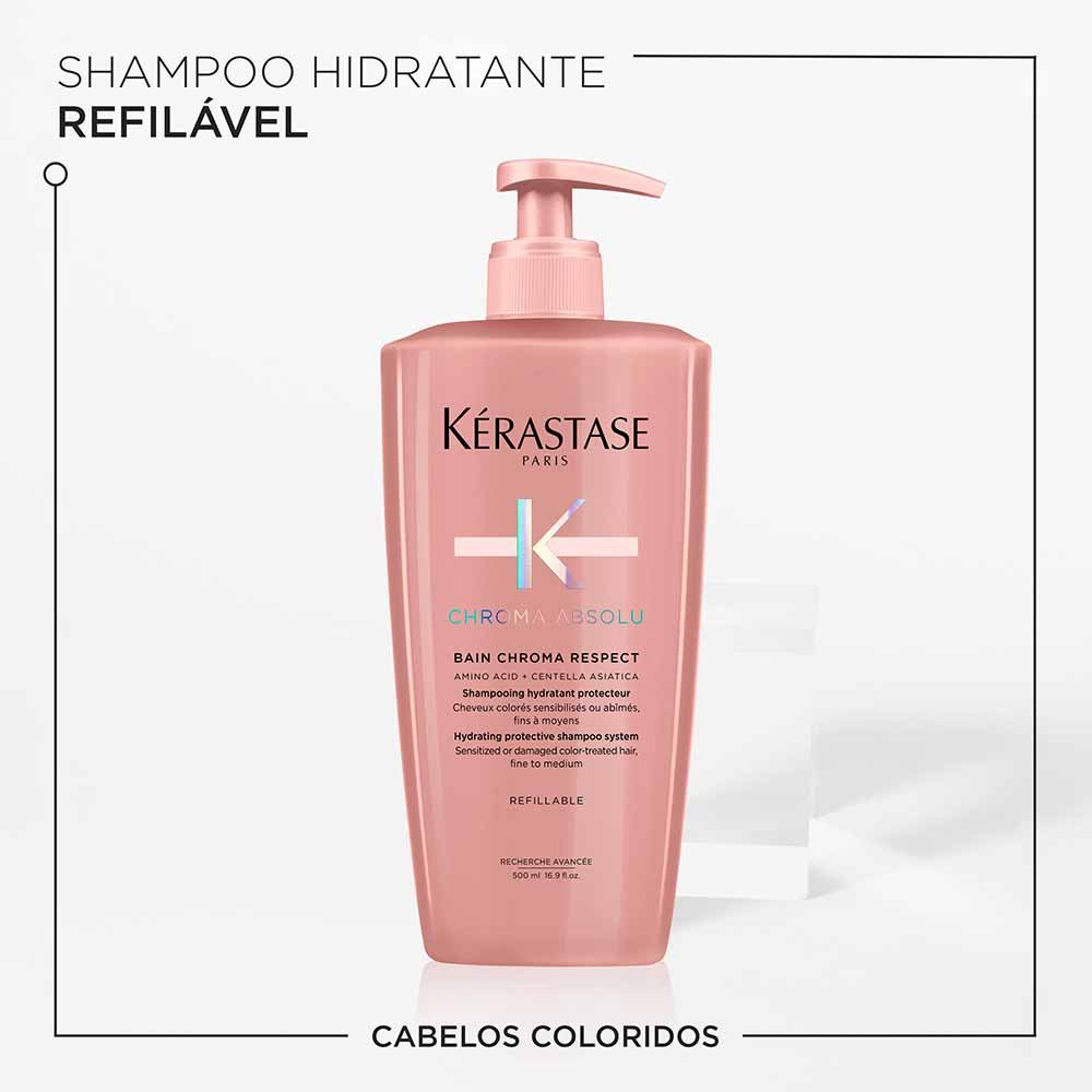 Shampoo Chroma Absolu Bain Kérastase Chroma Respect 500ml 3