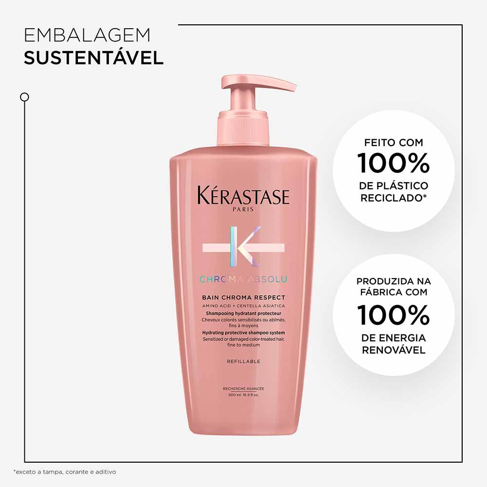 Shampoo Chroma Absolu Bain Kérastase Chroma Respect 500ml 8