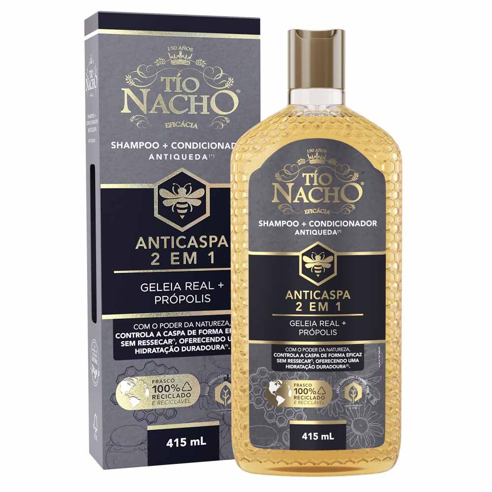 Shampoo Tio Nacho Anticaspa 2 em 1 415ml 2