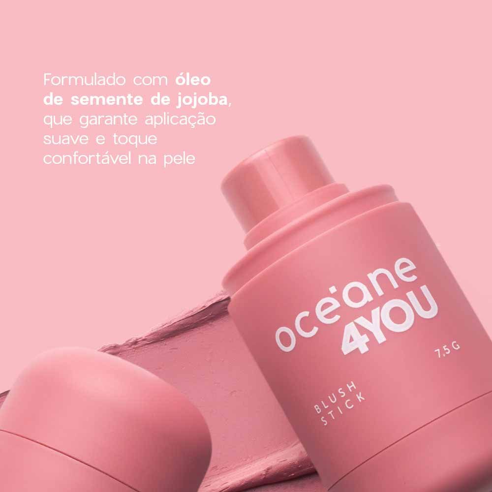 Blush em Bastão Océane 4 You Blush Stick 7,5g Love Letter 9