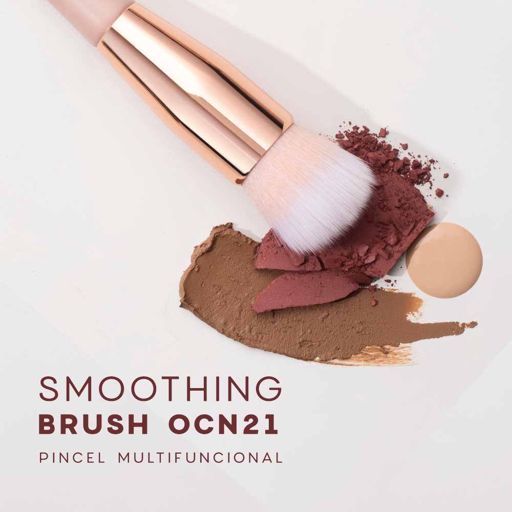 Pincel de Maquiagem Multifuncional Océane Smoothing Brush Oc21 ÚNICO 2