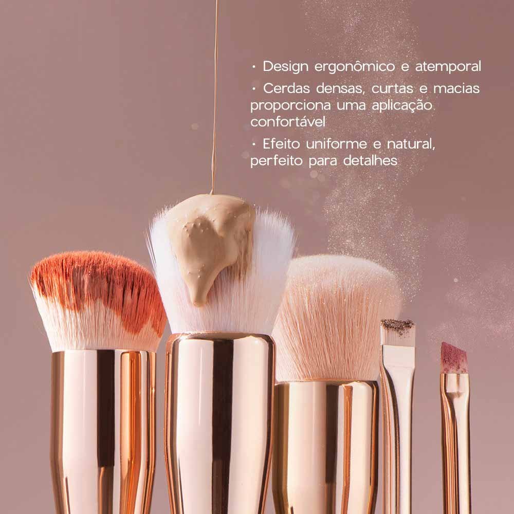 Pincel para Delinear e Esfumar Océane Flat Shader Brush Ocn24 ÚNICO 6