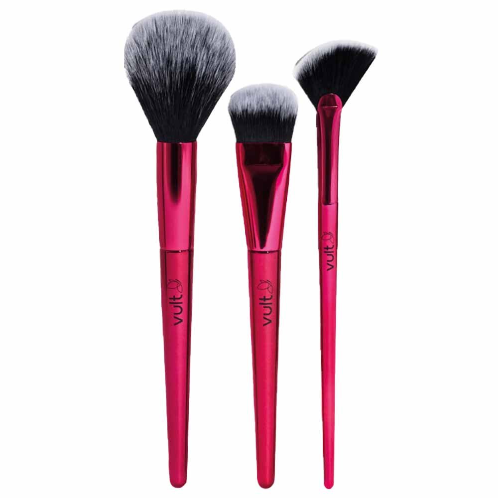 Vult Mega Metal Kit de Pincéis com 3 Unidades ÚNICO 2