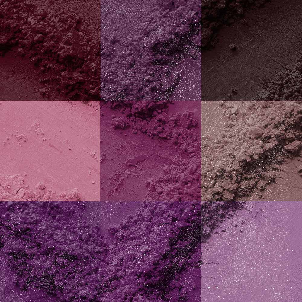 Paleta de Sombras Coloridas Koasis 13,5g Violeta 2