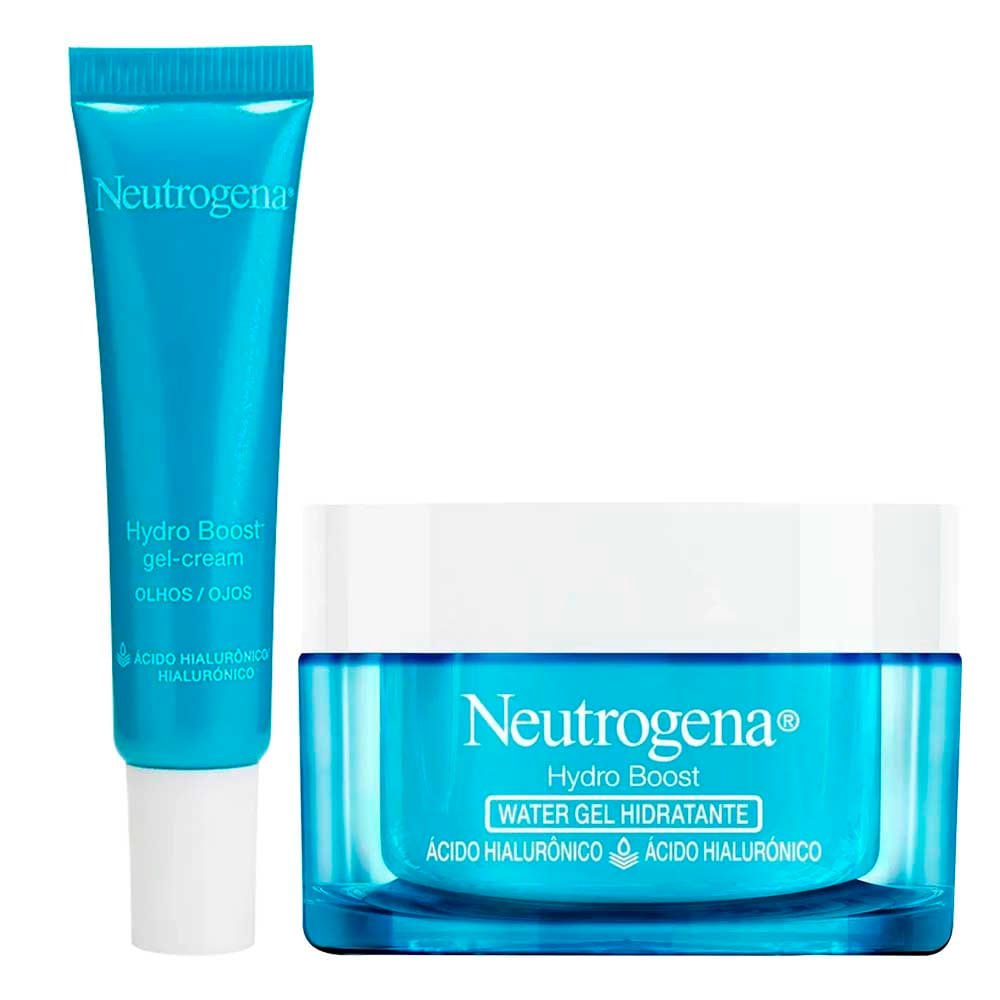 Neutrogena Hydro Boost Kit - Gel Creme Hidratante para a Área dos Olhos + Hidratante Facial