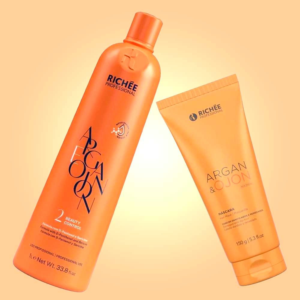 Richée Professional Argan E Ojon Kit - Máscara + Beauty Control ÚNICO 3