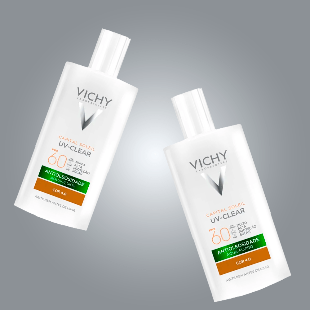 Vichy Protetor Solar Facial Capital Soleil Uv-Clear FPS60 4.0 Kit com 2 Unidades ÚNICO 3