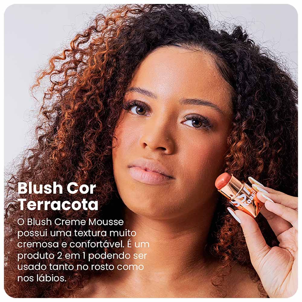 Blush Creme Musse Koasis 7g Framboesa 3
