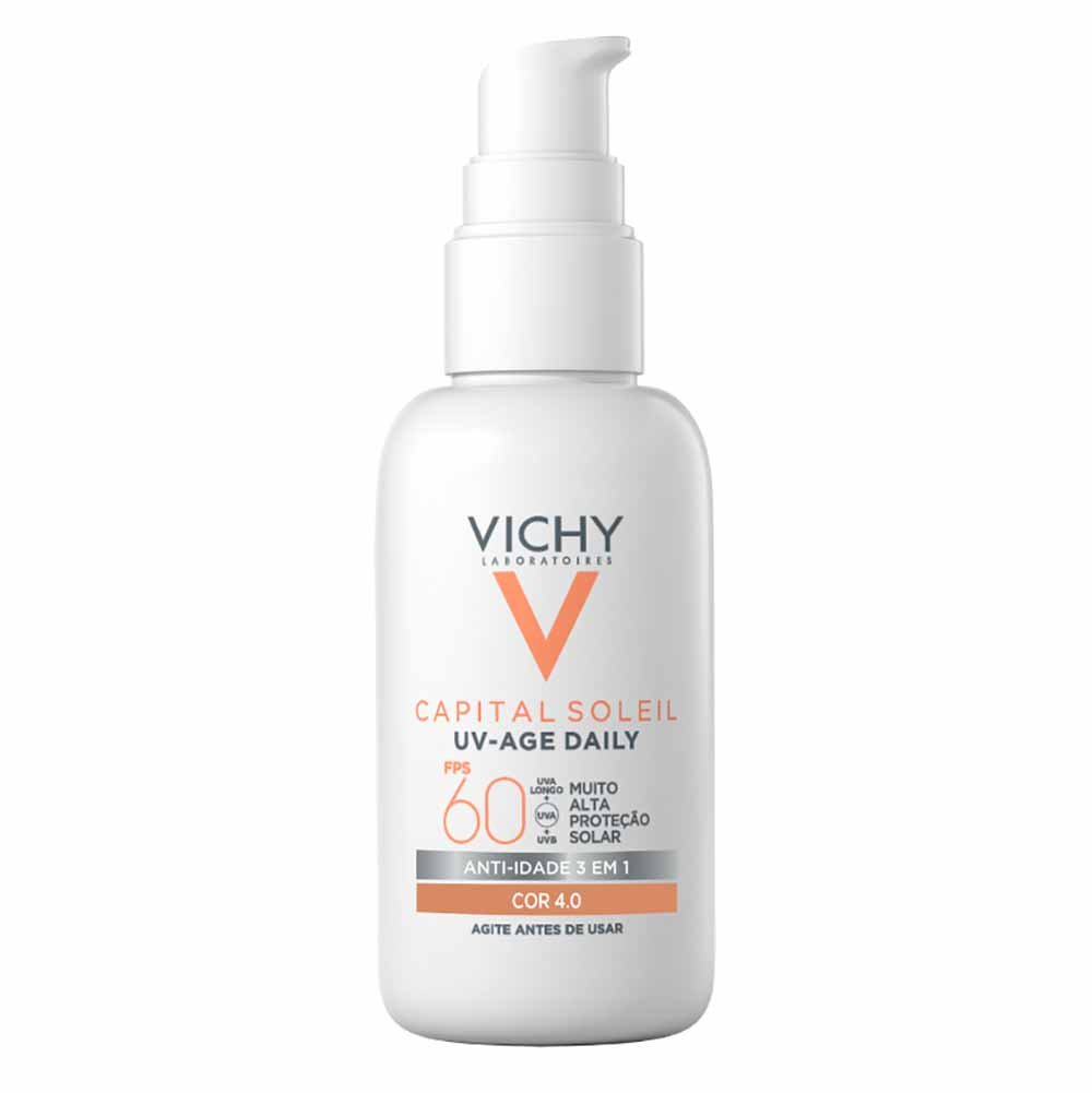 Protetor Solar Facial com Cor Vichy Capital Soleil UV-Age Daily FPS60 40g