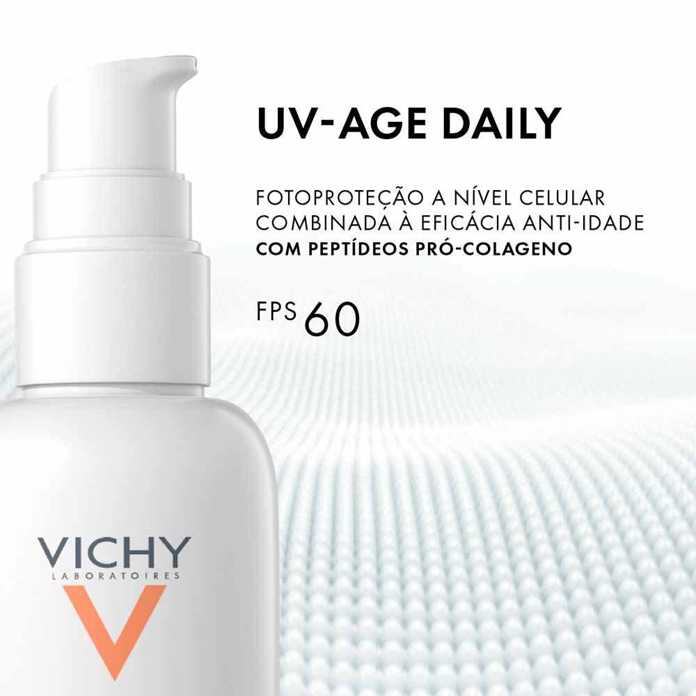 Protetor Solar Facial com Cor Vichy Capital Soleil UV-Age Daily FPS60 40g Cor 4.0 5