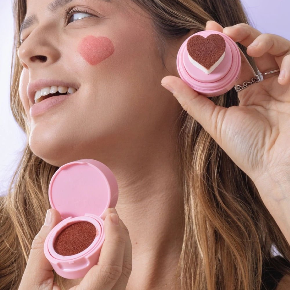Blush Carimbo Love Rouge Koasis 30g Chocolate 4
