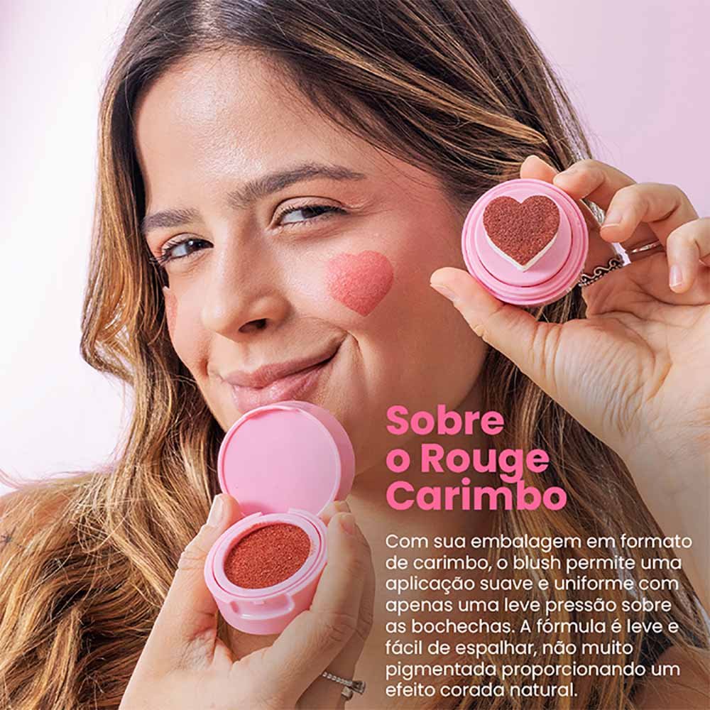 Blush Carimbo Love Rouge Koasis 30g Chocolate 5