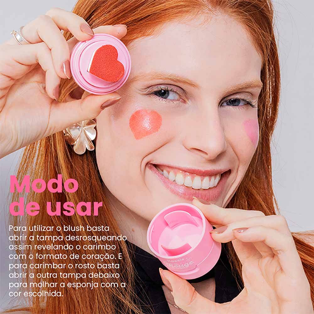 Blush Carimbo Love Rouge Koasis 30g Chocolate 7