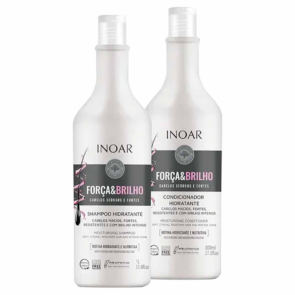 Inoar Força E Brilho Kit - Shampoo+ Condionador