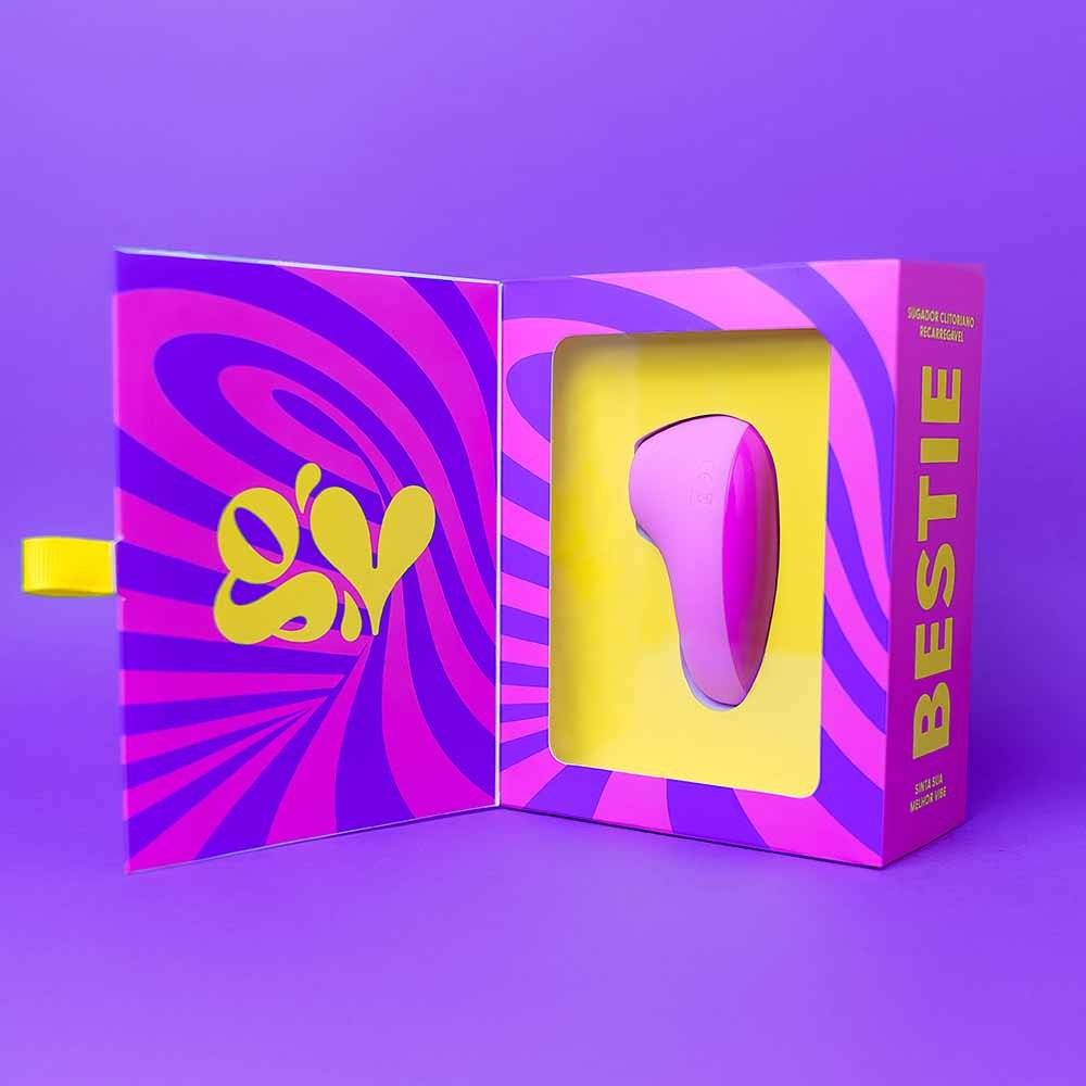 Sugador de Clitóris Recarregável Bestie Good Vibres ÚNICO 2