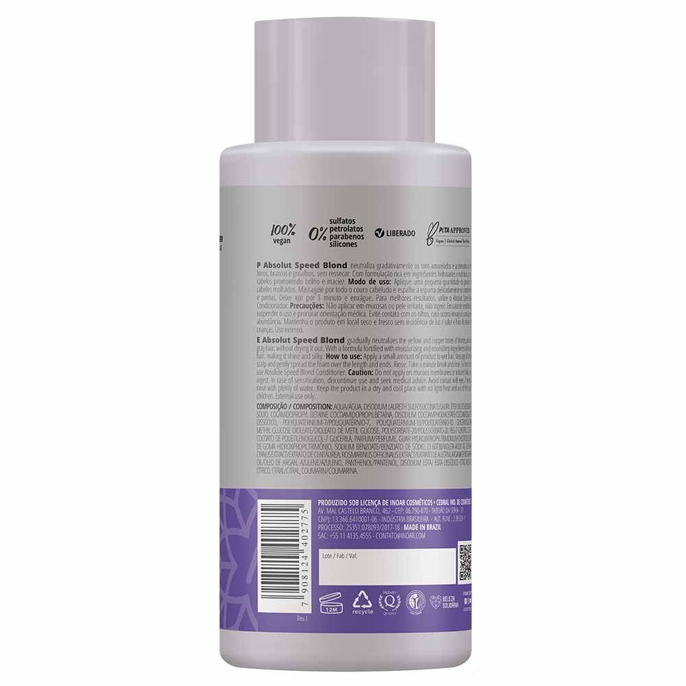 Shampoo Inoar Speed Blond 500ml 2