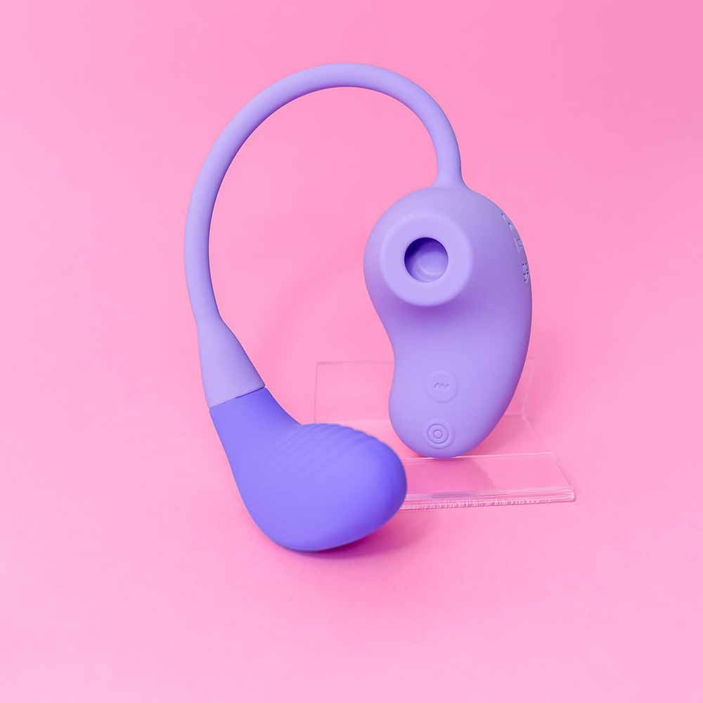 Flex Vibrador e Sugador de Clitóris Good Vibres Roxo 2