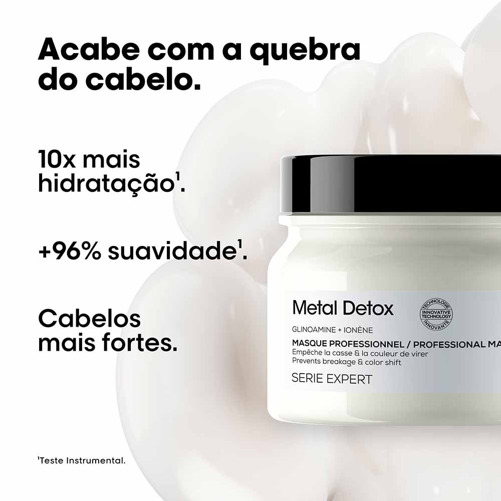 Máscara Capilar L'Oréal Professionnel Metal Detox 150g 2