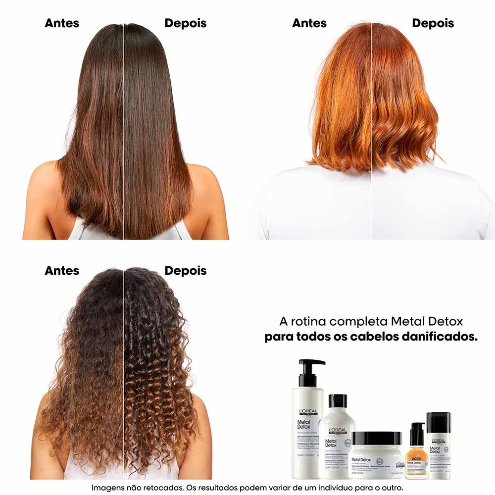 Máscara Capilar L'Oréal Professionnel Metal Detox 150g 3