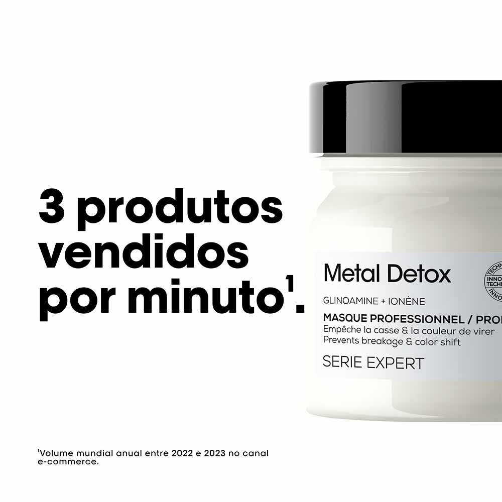Máscara Capilar L'Oréal Professionnel Metal Detox 150g 7
