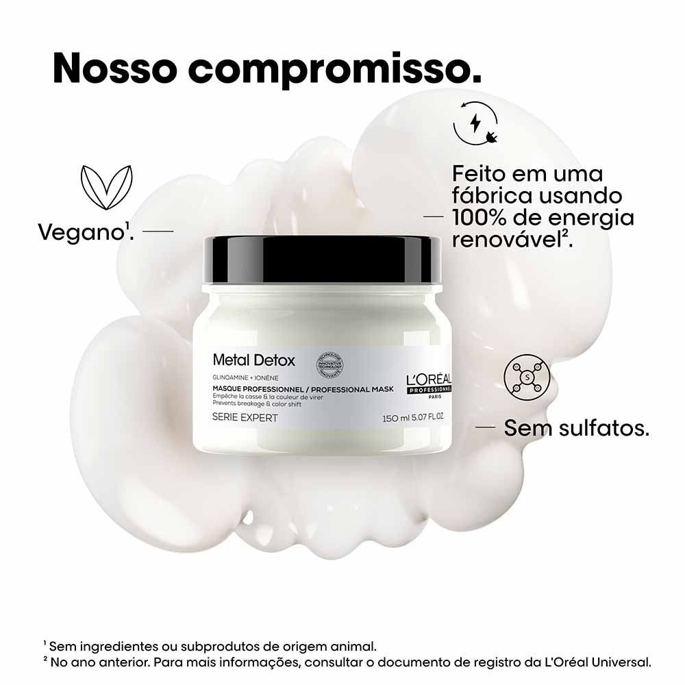 Máscara Capilar L'Oréal Professionnel Metal Detox 150g 9