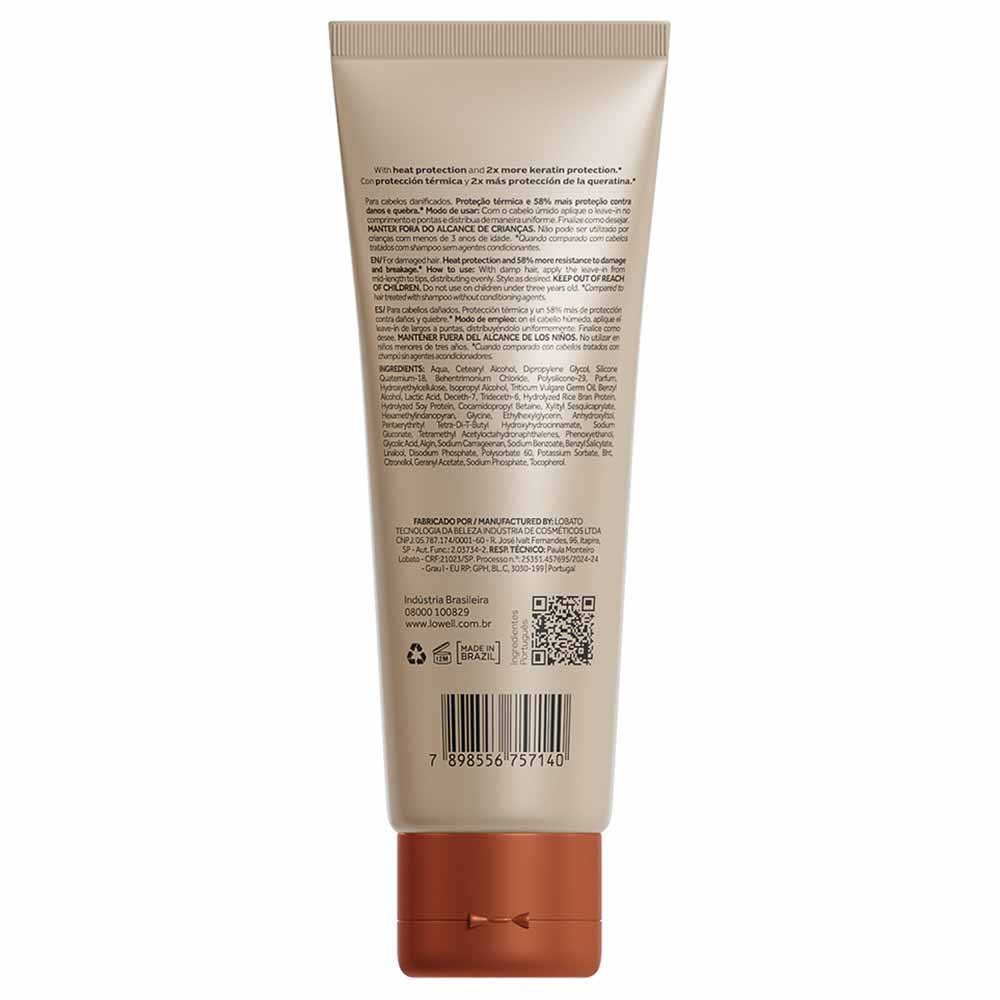 Leave-In Reconstrutor Lowell Bioplastia 120ml 3