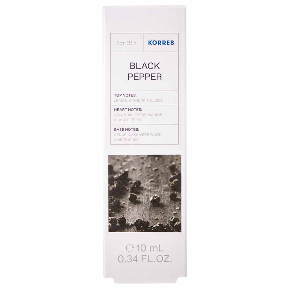 Deo Perfume Black Pepper Korres Masculino 10ml 3
