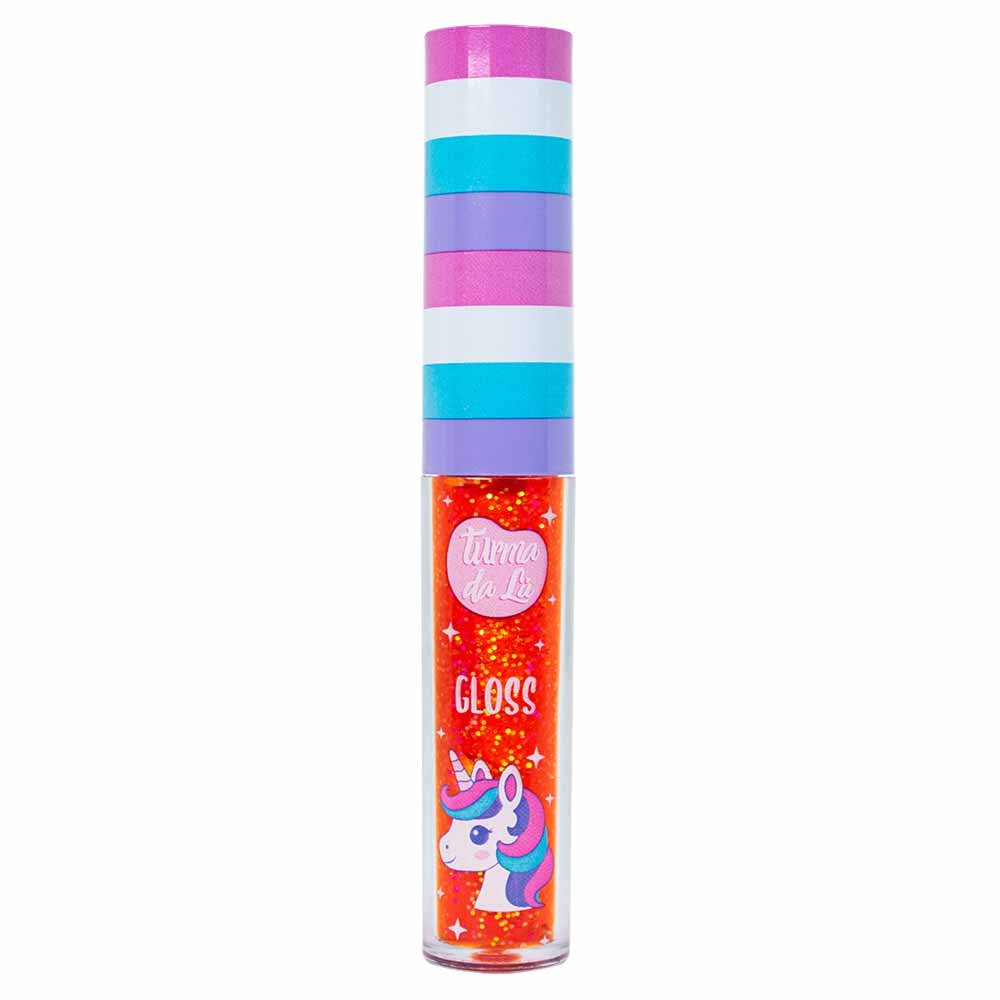 Gloss Labial Turma da Lú Unicórnio 4ml Brilho Fantastico 3