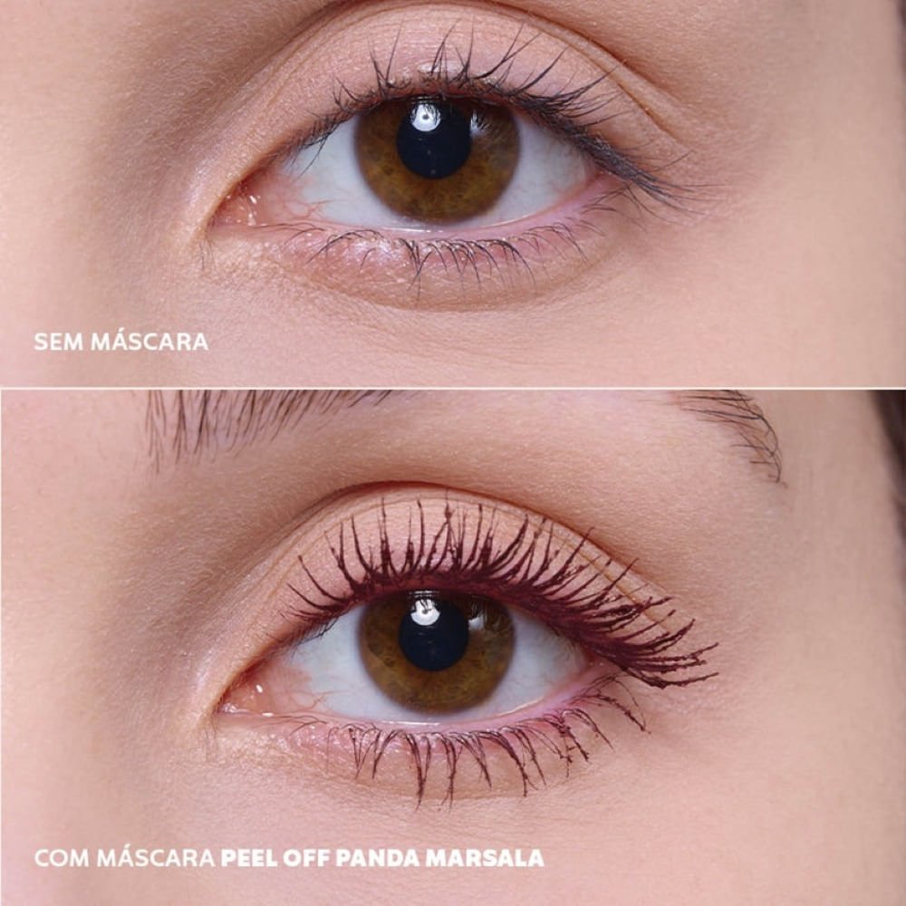 Máscara para Cílios Dailus Peel-Off Panda 6g Marsala 3