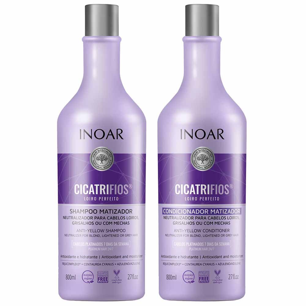 Inoar Cicatrifios Loiro Perfeito Kit - Shampoo + Condicionador ÚNICO 1