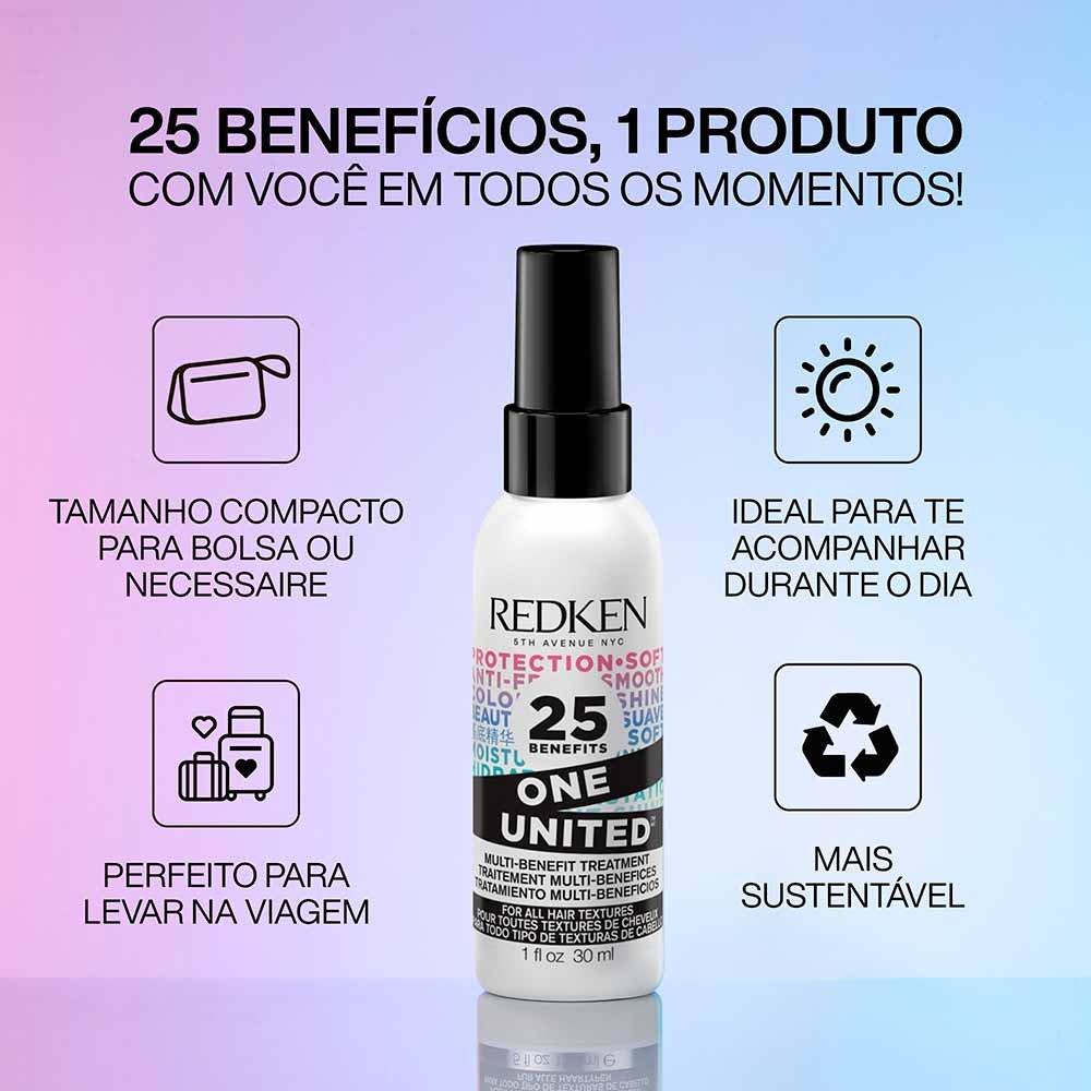 Leave-in Multibenefícios Redken One United 30ml 6