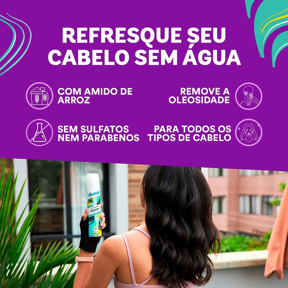 Shampoo à Seco Batiste Original 200ml 2