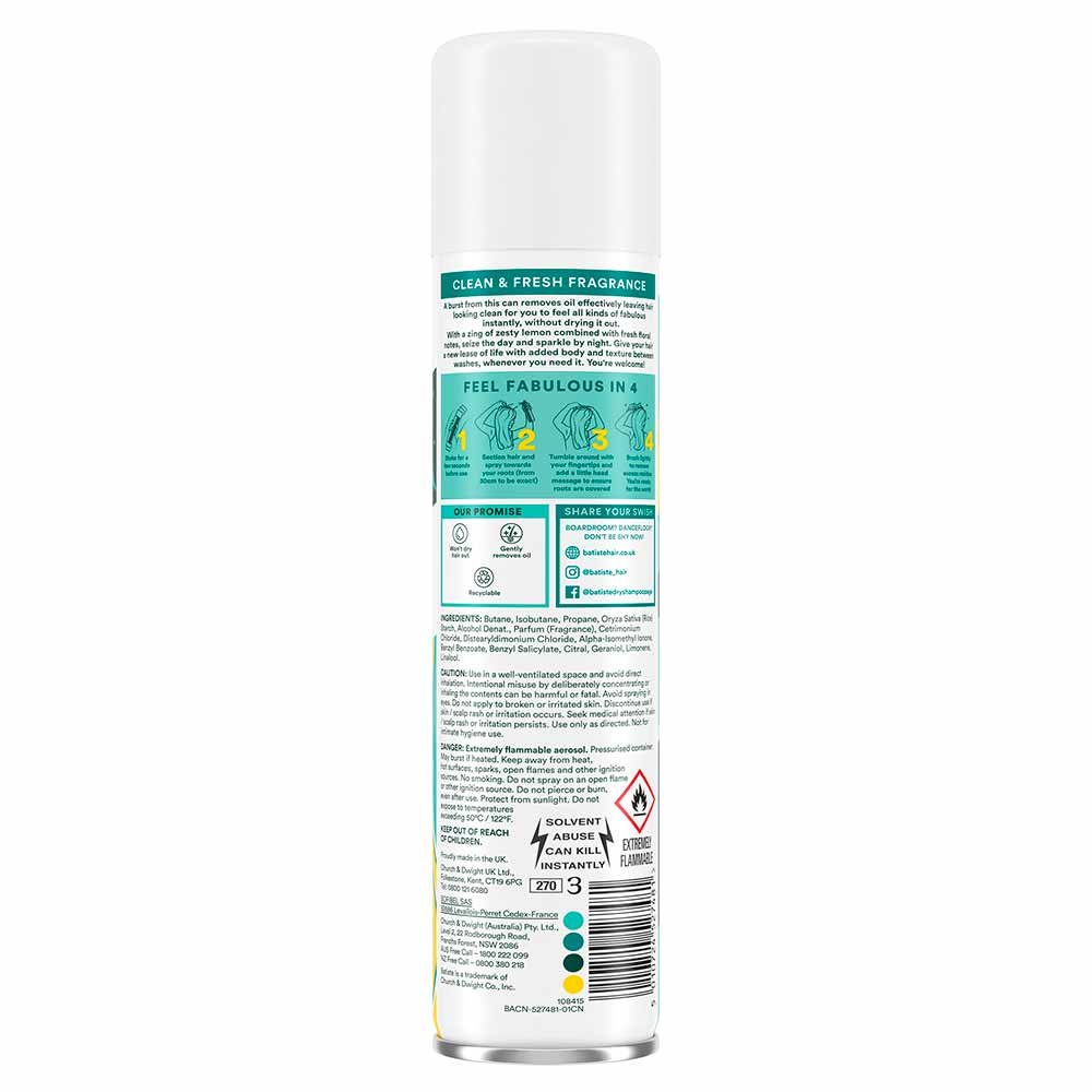 Shampoo à Seco Batiste Original 200ml 5