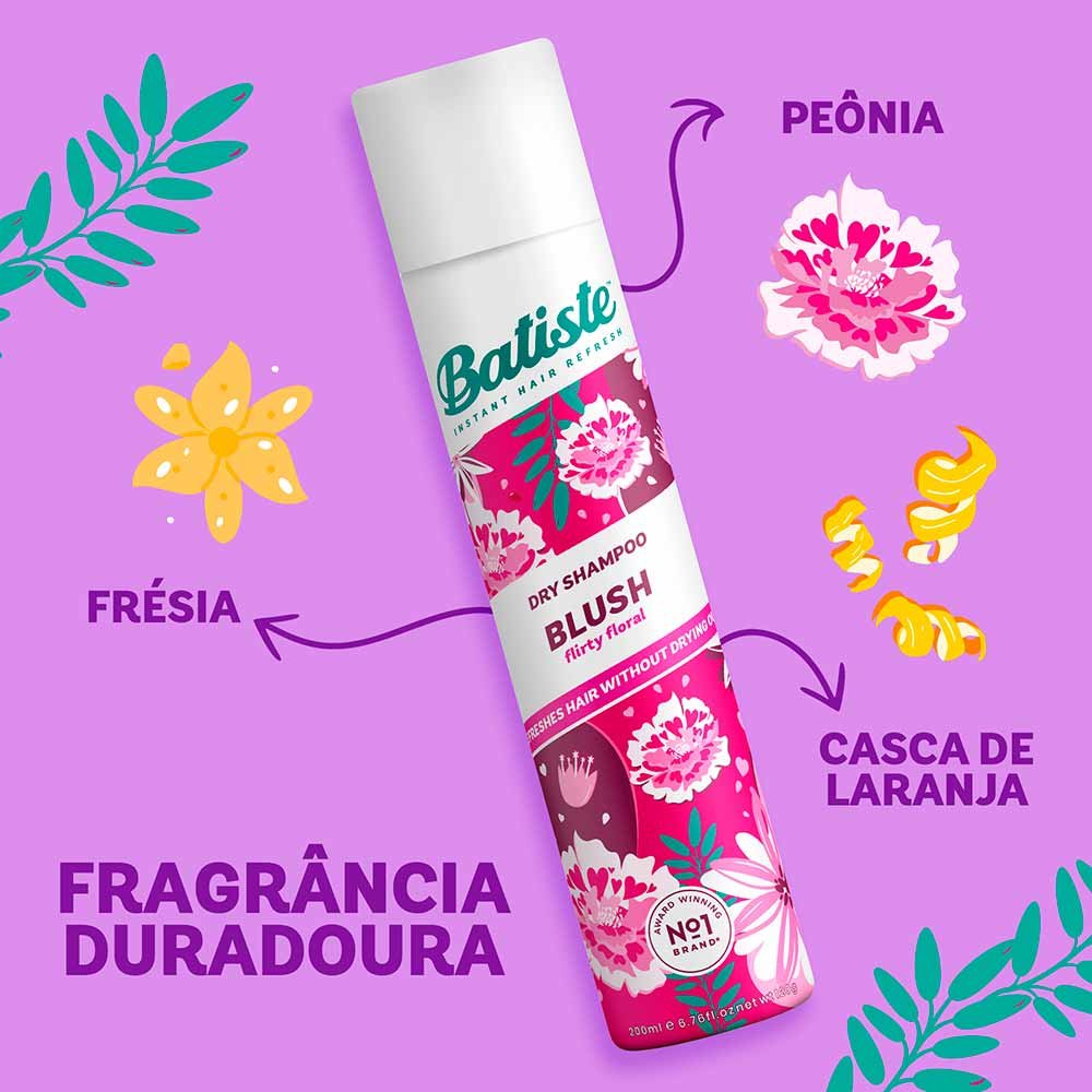 Shampoo à Seco Batiste Blush 200ml 3